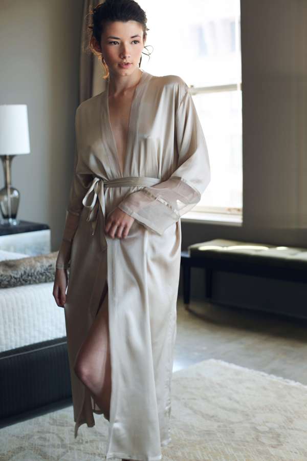 Silk Paris Long Robe – Valerianne Luxury
