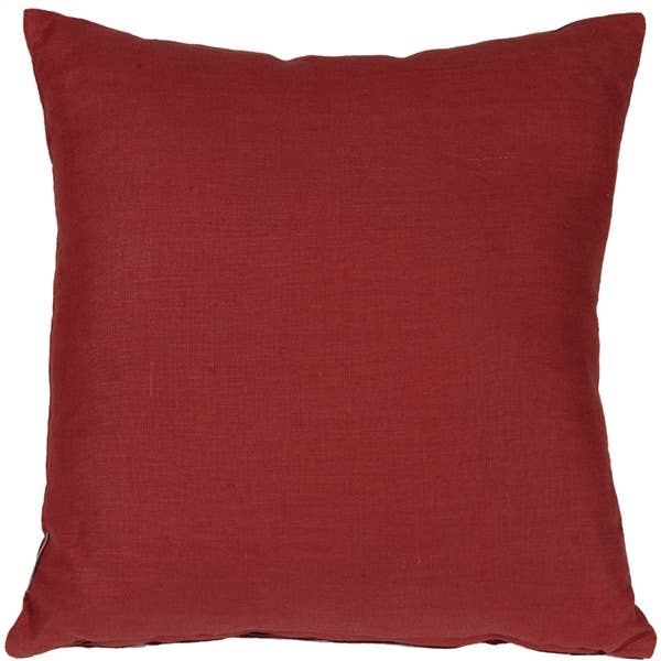 Tuscany Linen Red 20x20" Pillow