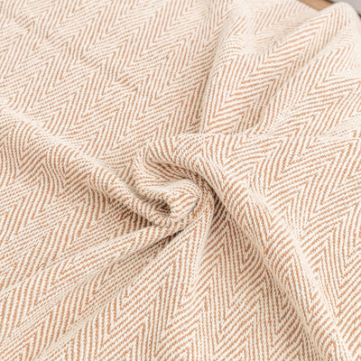 Fabstyles Herringbone Stripe 100% Cotton Blanket