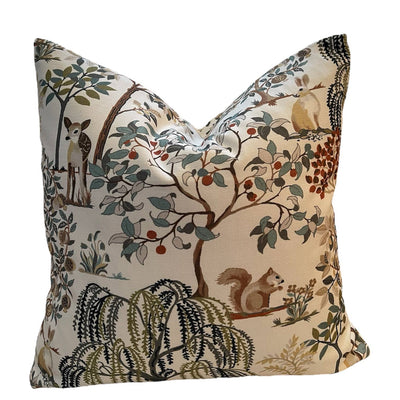 Cynthia Forest Scene 20" Toss Pillow
