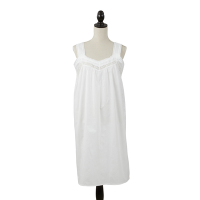 Strappy V-neck Cotton Night Gown