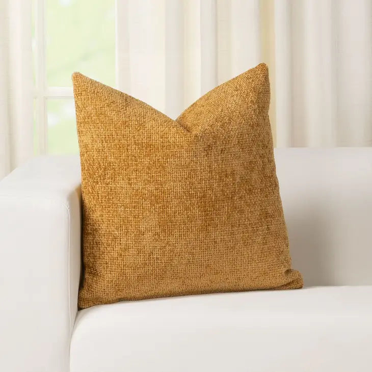 Woven Velvet Toss Pillow