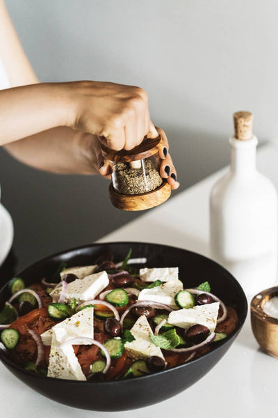Artisanal Olive Wood Spices Grinder