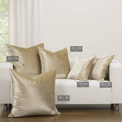 Fitzgerald Golden 22x22" Pillow