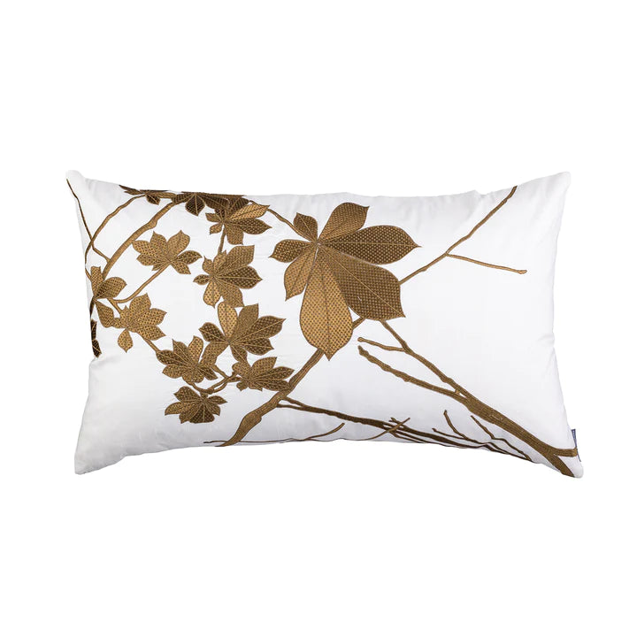 Gold Leaf Pillow