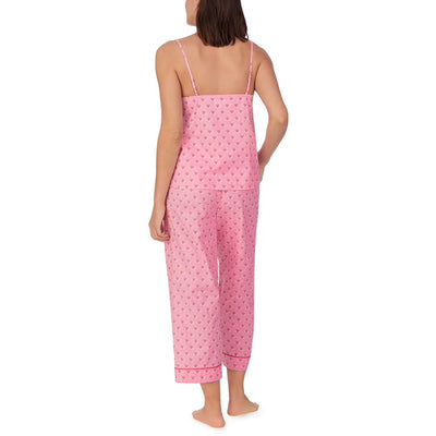 Crop Corsage Pajama Set